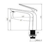 ESPERIA - Black & Rose Gold Basin Mixer