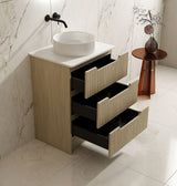 600mm Freestanding Cabinet - Natural Oak
