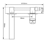 BLAZE - Chrome Spout Mixer