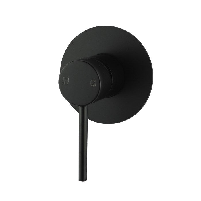 LUCID PIN - Black Wall Mixer