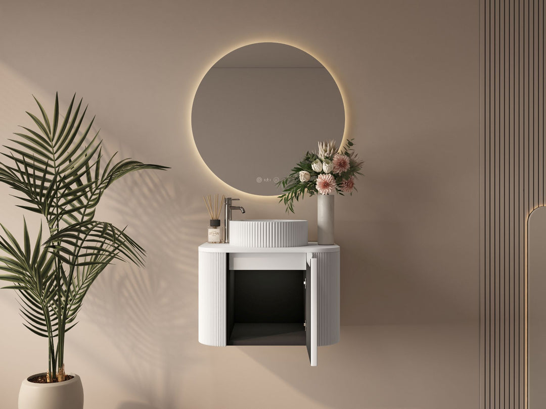 600mm Wall-Hung Cabinet - Matt White