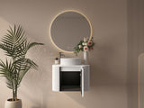 600mm Wall-Hung Cabinet - Matt White