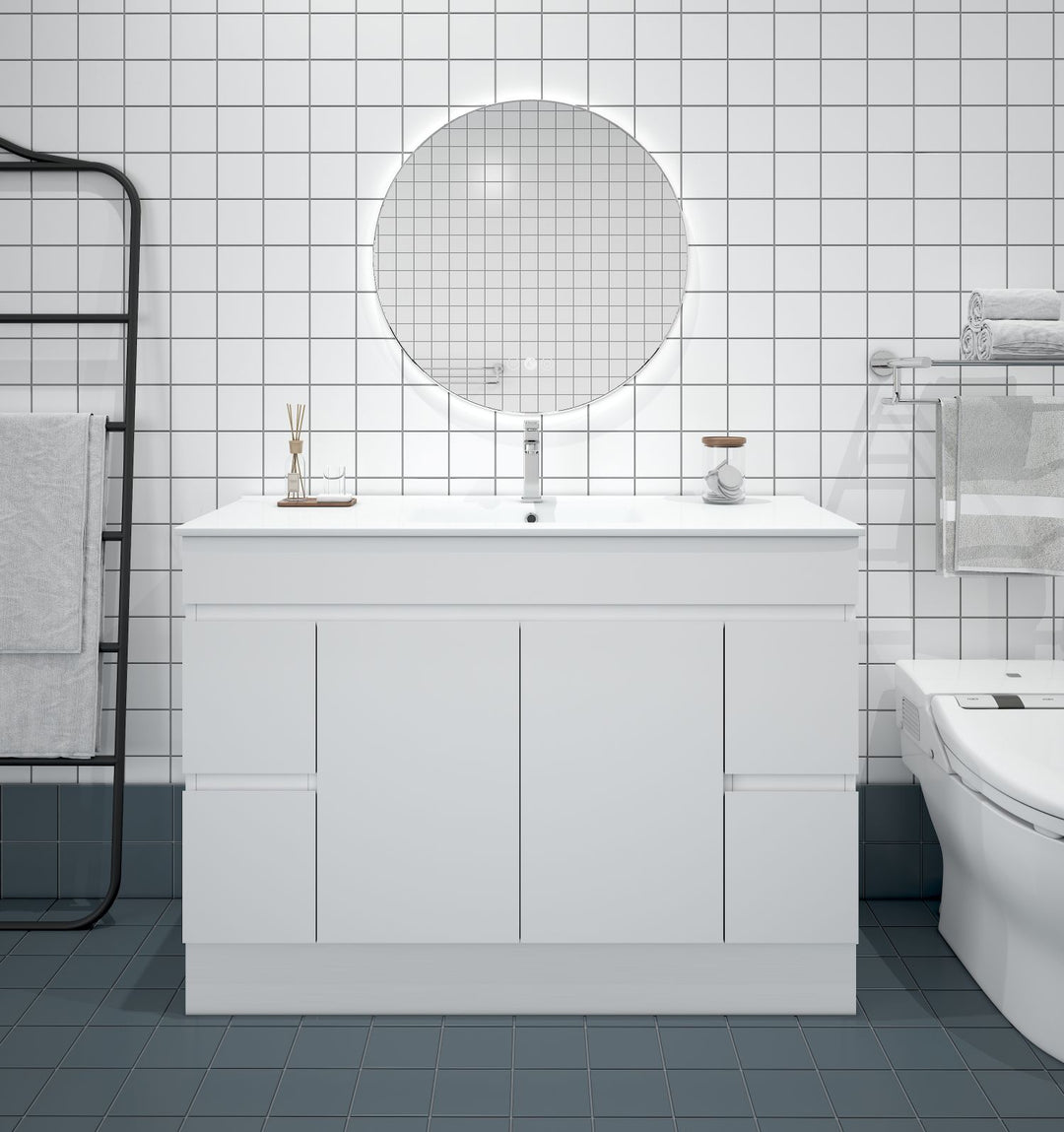 1200mm PVC Freestanding Vanity