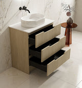 750mm Freestanding Cabinet - Natural Oak