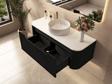 1200mm Wall-Hung Cabinet - Matt Black
