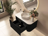 750mm Wall-Hung Cabinet - Matt Black