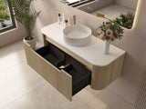 1200mm Wall-Hung Cabinet - Bur Oak