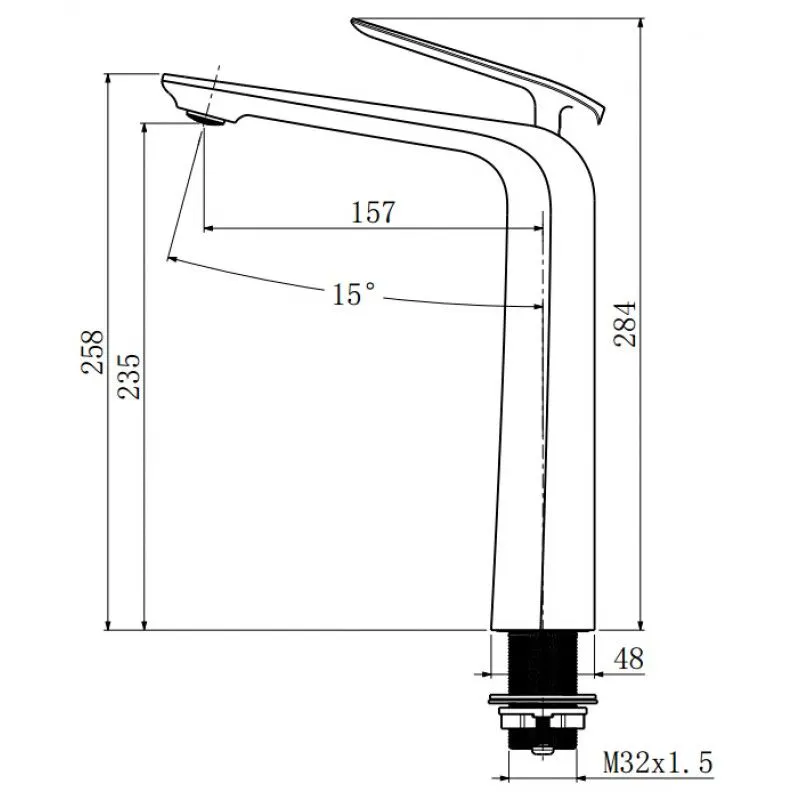 ESPERIA - Brushed Nickel Basin Mixer