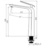 ESPERIA - Brushed Nickel Basin Mixer