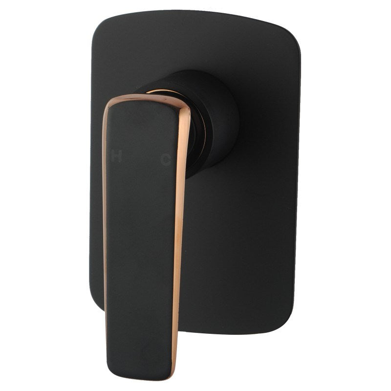ESPERIA - Black & Rose Gold Wall Mixer