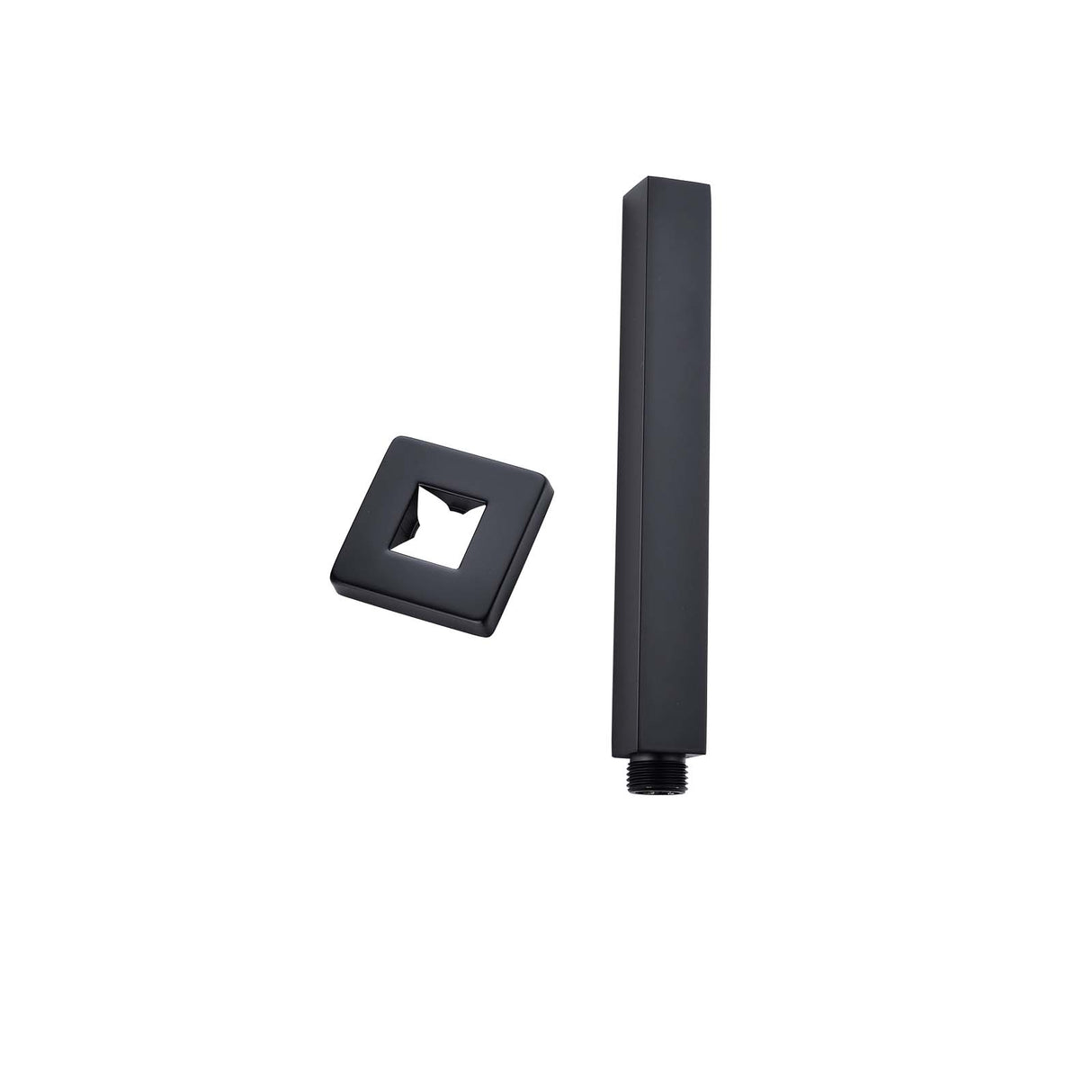 200mm Black Ceiling Shower Arm
