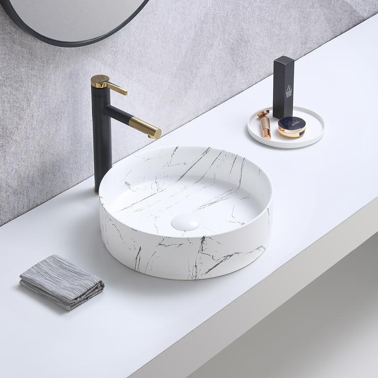 Art Basin, Carrara White