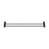 600mm Black Double Towel Rail