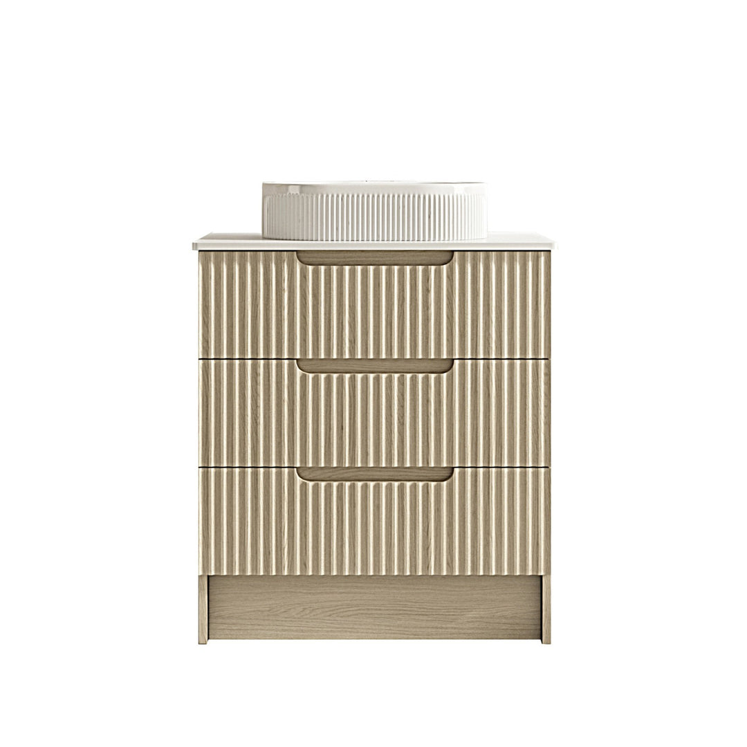 750mm Freestanding Cabinet - Natural Oak