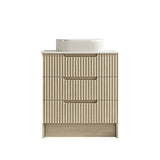750mm Freestanding Cabinet - Natural Oak