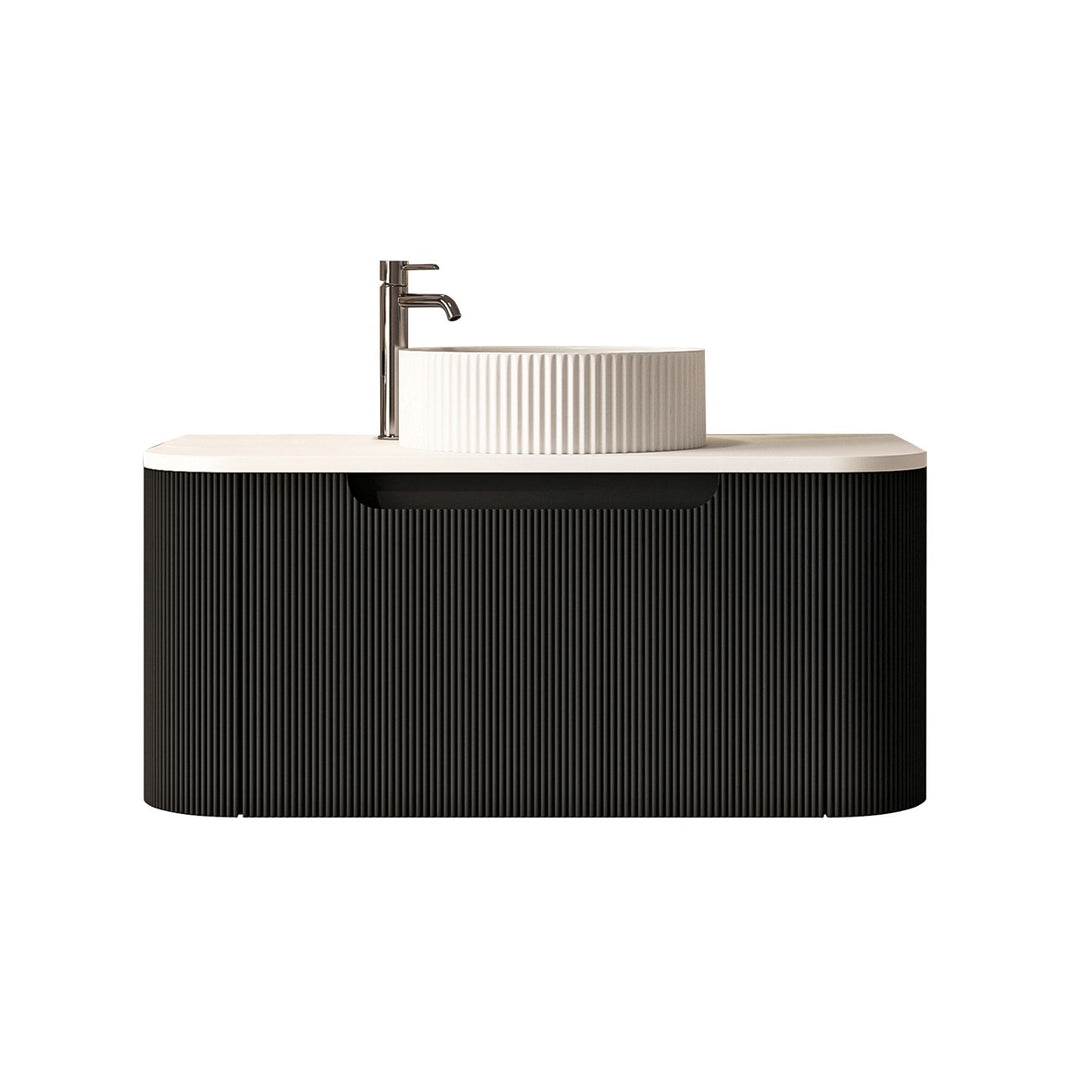 750mm Wall-Hung Cabinet - Matt Black