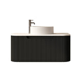 750mm Wall-Hung Cabinet - Matt Black