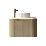 600mm Wall-Hung Cabinet - Bur Oak