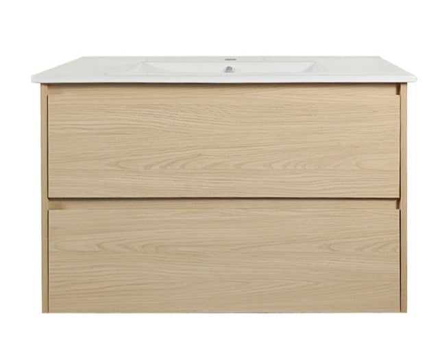 900mm Wall-Hung Vanity - Tas Oak