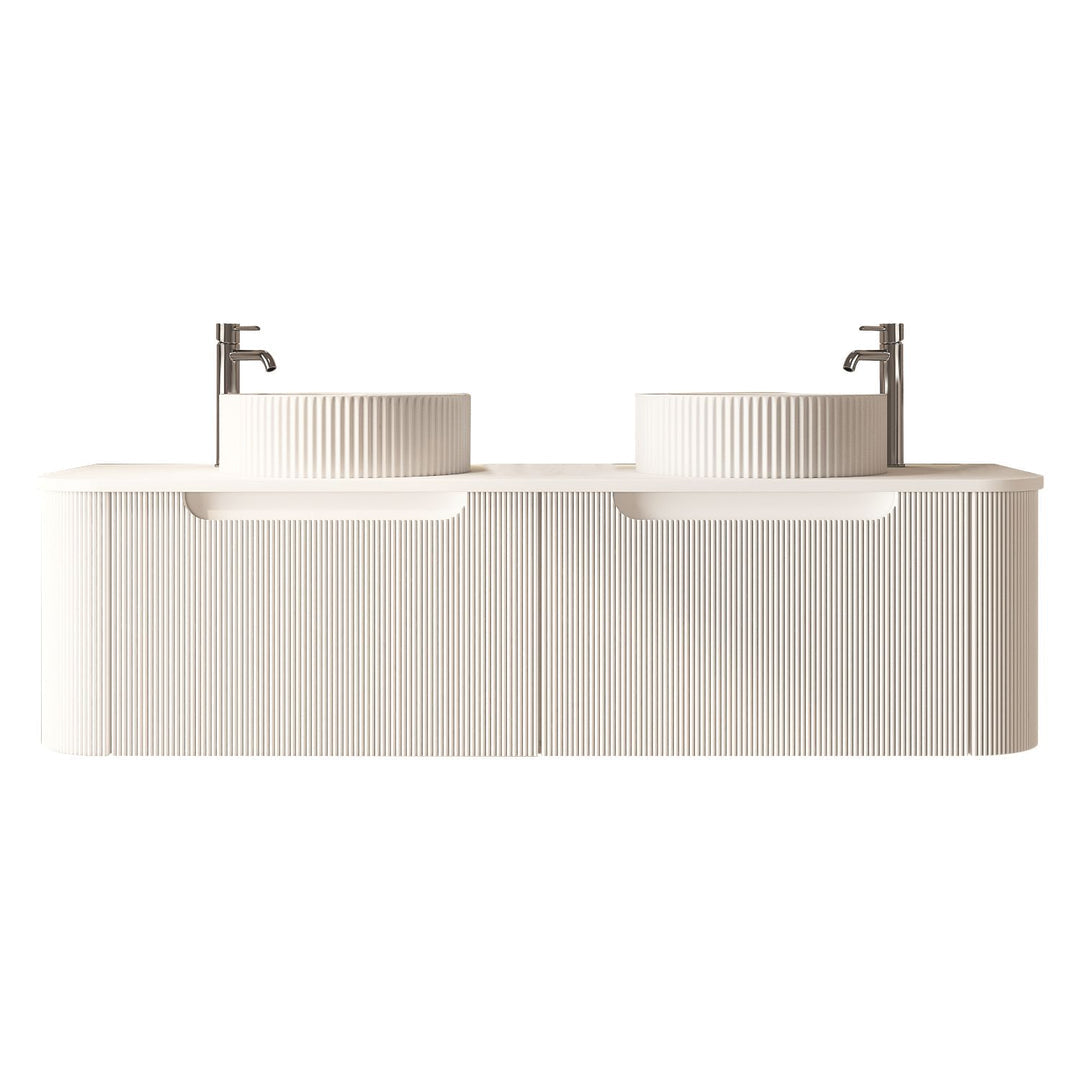 1500mm Wall-Hung Cabinet - Matt White