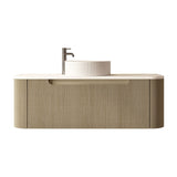 1200mm Wall-Hung Cabinet - Bur Oak