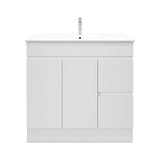 900mm PVC Slim Freestanding Vanity (RHD)