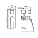 AU - Chrome Diverter Mixer