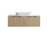 1200mm Wall-Hung Cabinet - Natural Oak