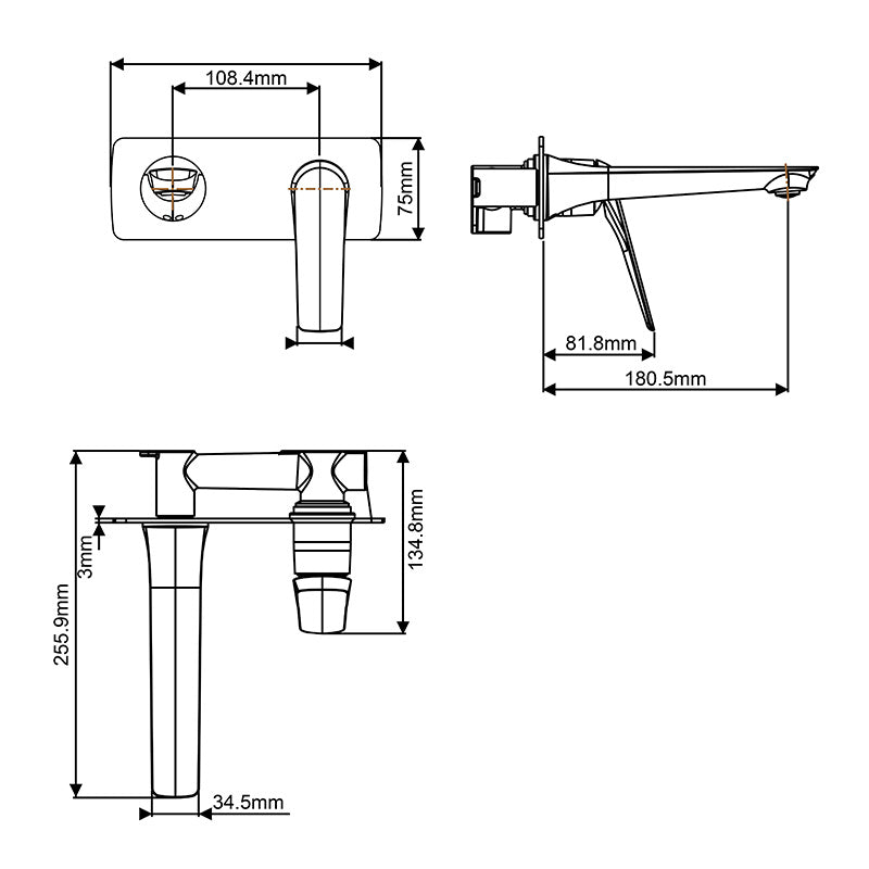 AU - Chrome Spout Mixer