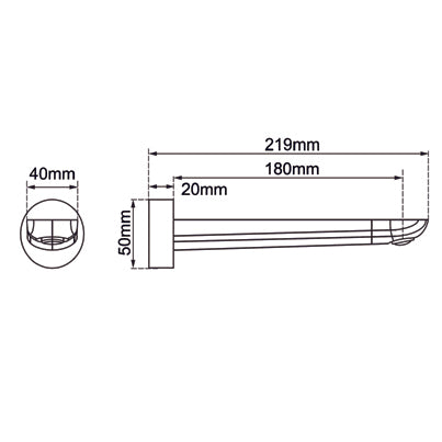 RUSHY - Chrome Nickel Spout