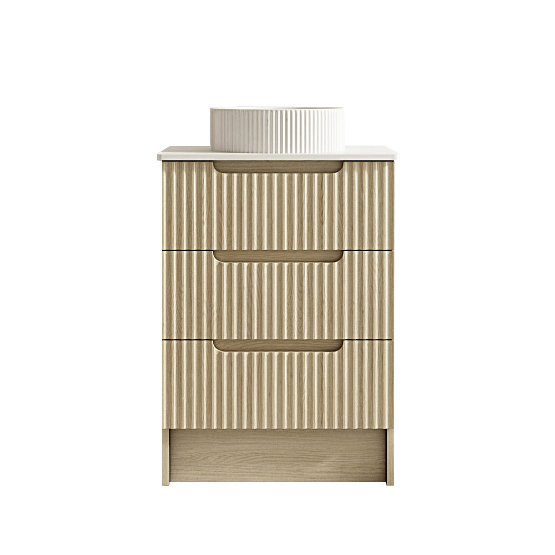 600mm Freestanding Cabinet - Natural Oak