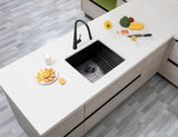 500x440x230mm Gunmetal Stainless Steel PVD Single Bowl Kitchen Sink