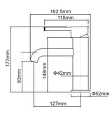 LUCID PIN - Chrome Basin Mixer