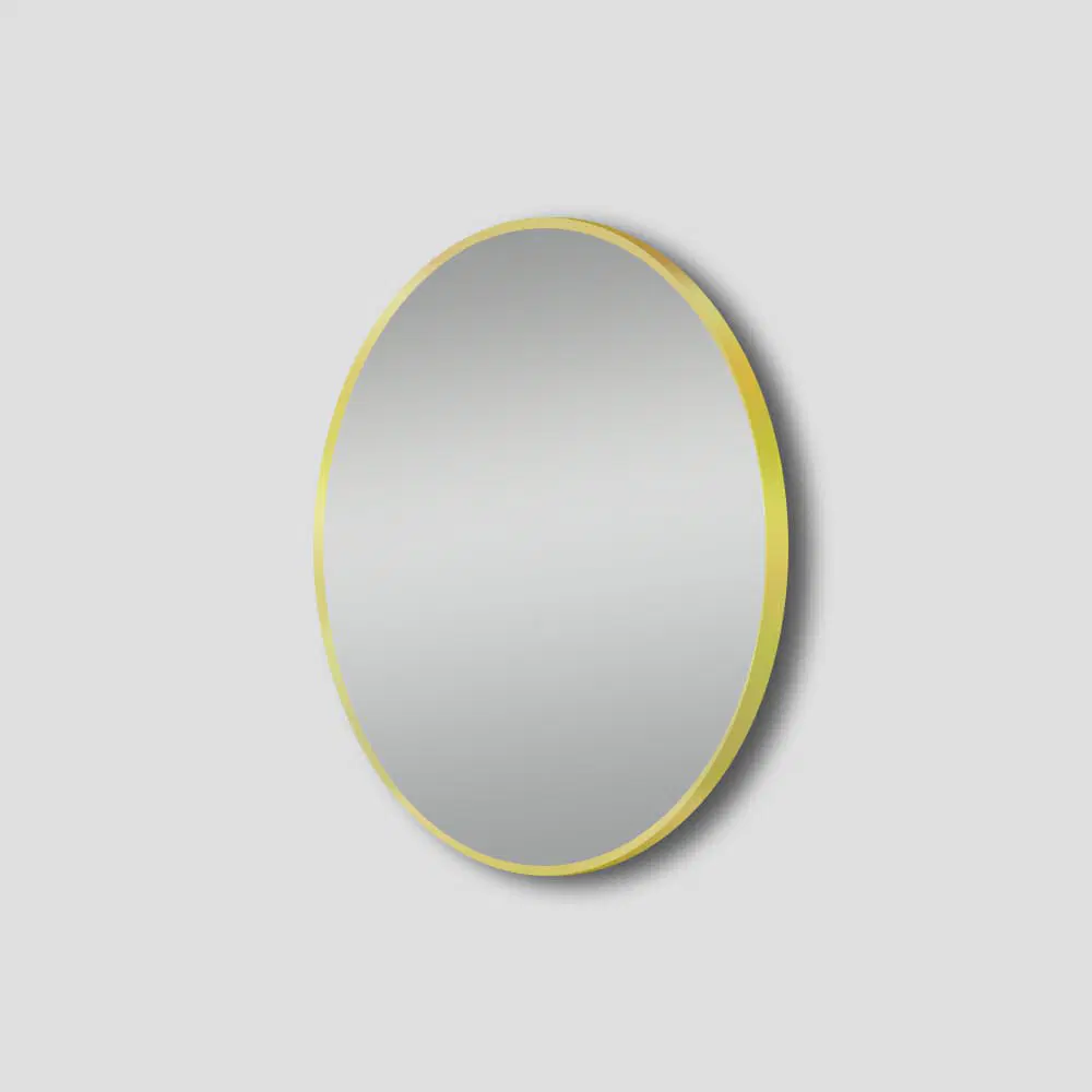 700mm Matte Brushed Gold Framed Mirror