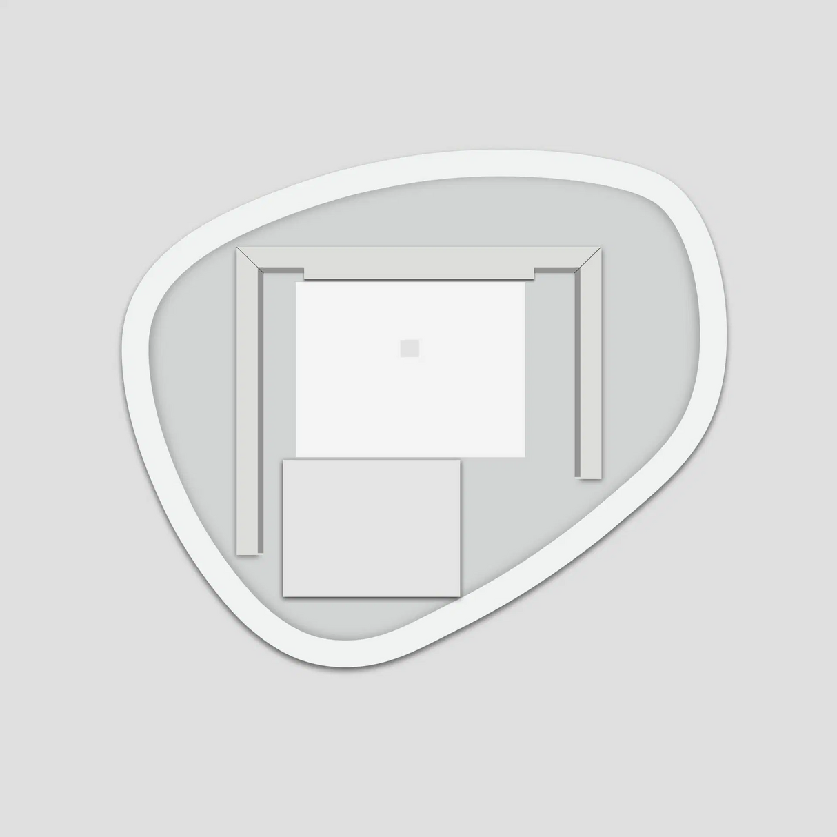 800x675mm LED Mirror