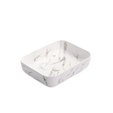 Matte White Carrara with gold Vein