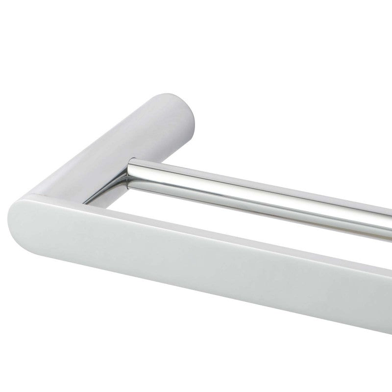 RUSHY - 800mm Chrome Double Towel Rail