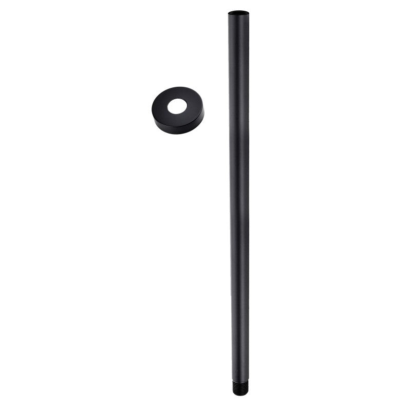 600mm Black Ceiling Shower Arm