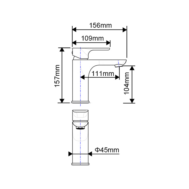 VOG - Black Basin Mixer