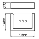 IVANO - Brushed Nickel Soap Dish