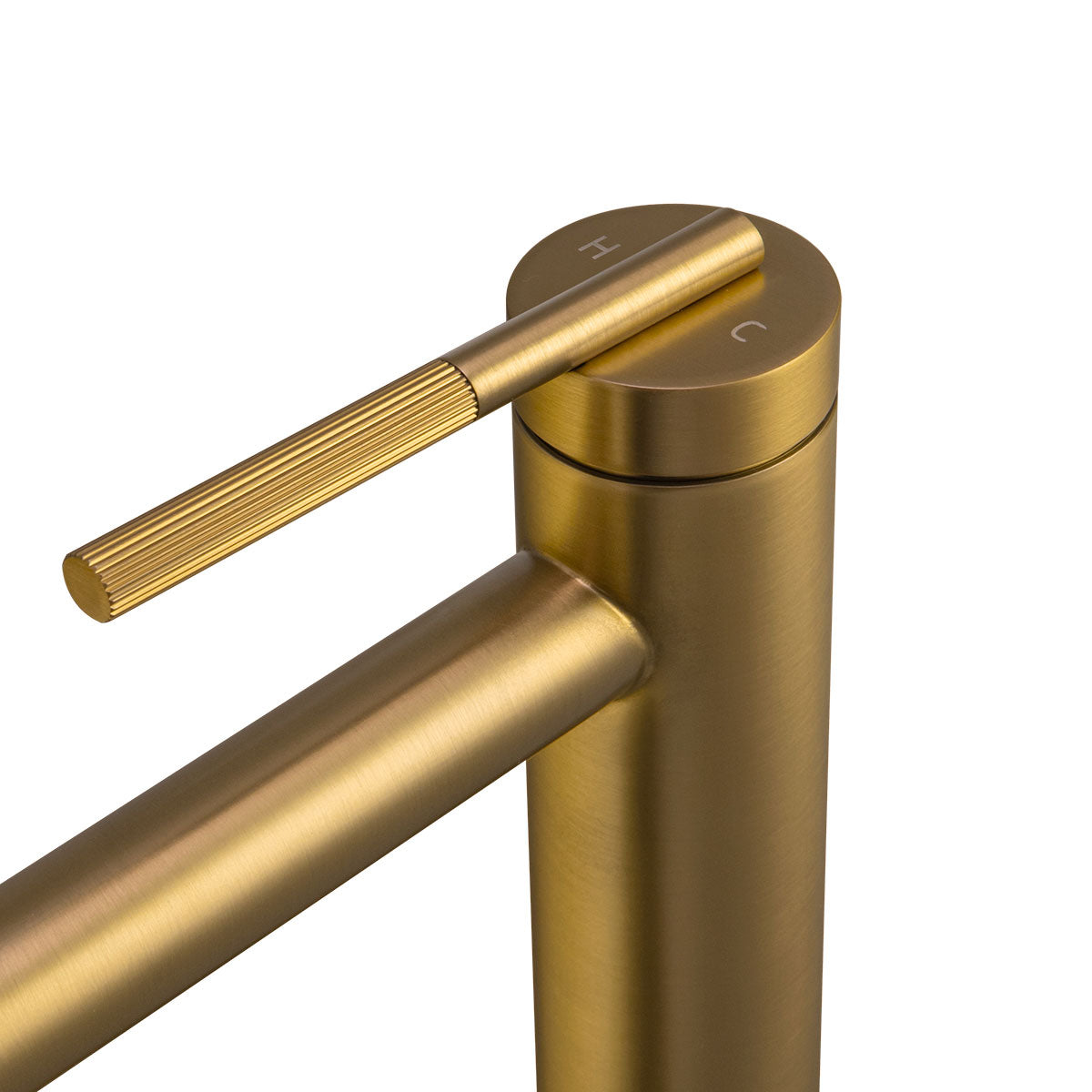 CADDENCE - Brushed Brass Basin Mixer
