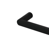 RUSHY - 600mm Black Single Towel Rail