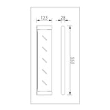 Bellino Brushed Nickel Shower Shelf