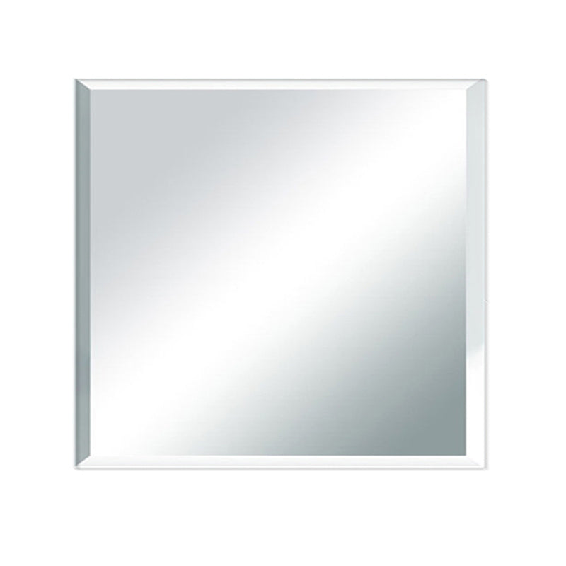 750x750mm Bevel Edge Rectangle Plain Mirror