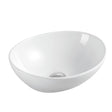 Boat 41 Counter-top Oval Basin - Gloss White - MTO Marbles & Tiles Outlet