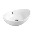 Boat 59 Counter-top Oval Basin - Gloss White - MTO Marbles & Tiles Outlet