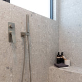 Brushed Nickel Single Function Handheld Shower