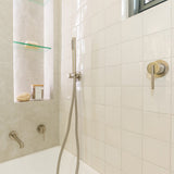 CADDENCE - Brushed Nickel Shower Rail