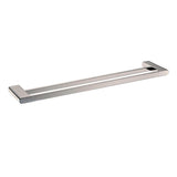 VOG - 800mm Brushed Nickel Double Towel Rail