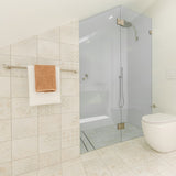 CADDENCE - 800mm Brushed Nickel Single Towel Rail